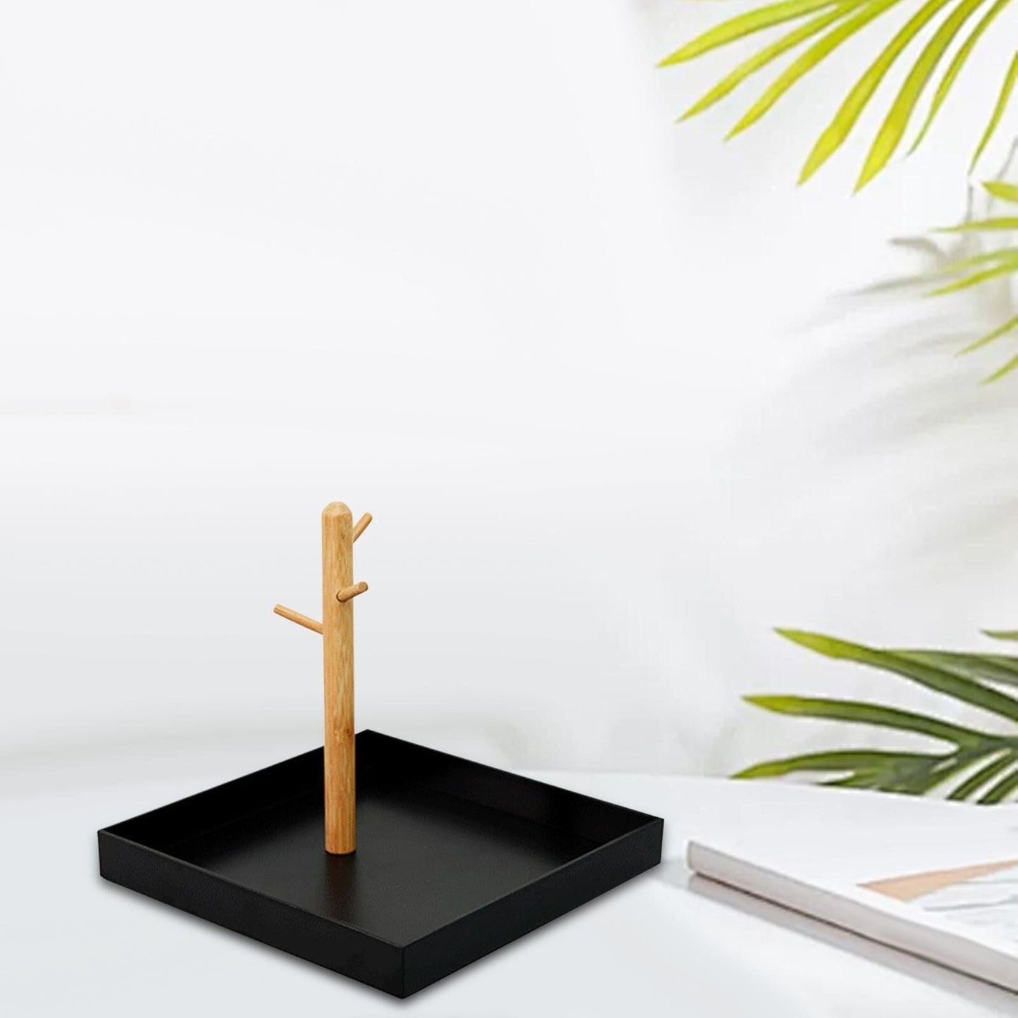 Plateau vide poche - BranchRectaTray™ - Noir