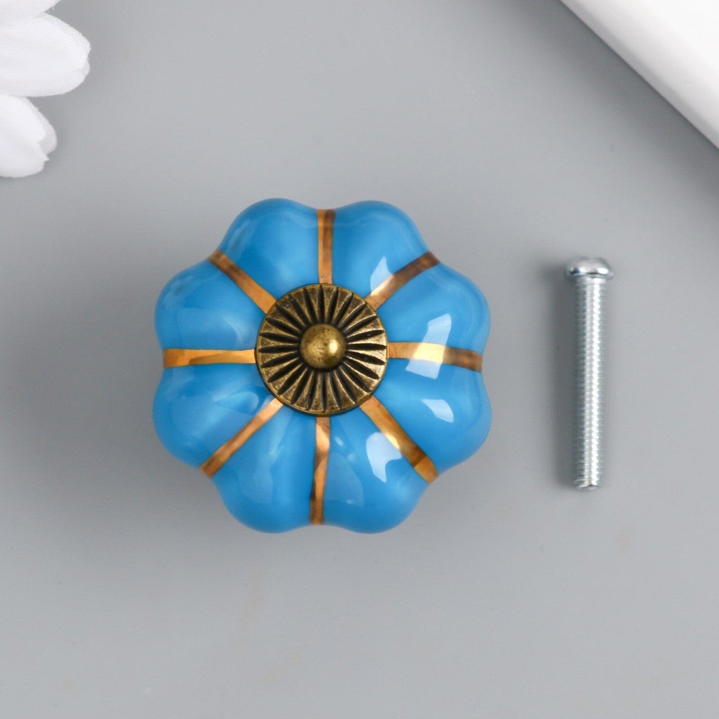 Poignée pour Placard - CeramicHandle™ - Bleu