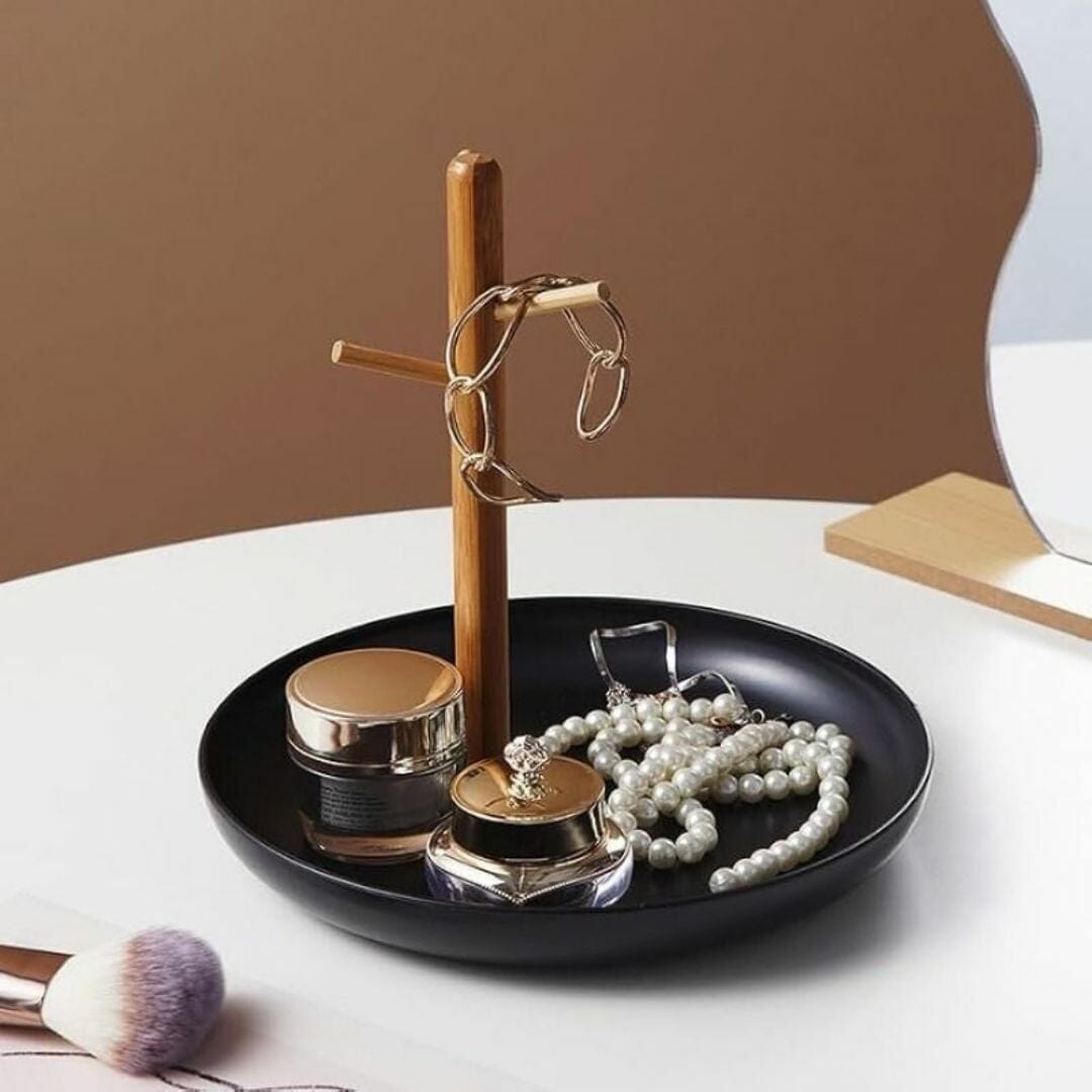 Plateau vide poche - BranchRoundTray™ - Noir