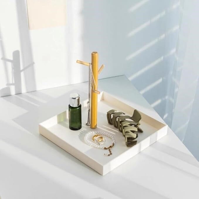 Plateau vide poche - BranchRectaTray™ - Blanc
