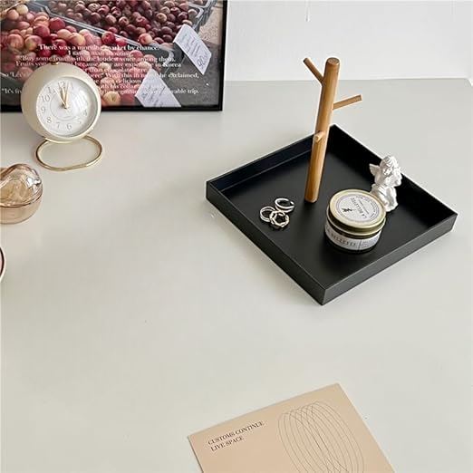 Plateau vide poche - BranchRectaTray™ - Noir