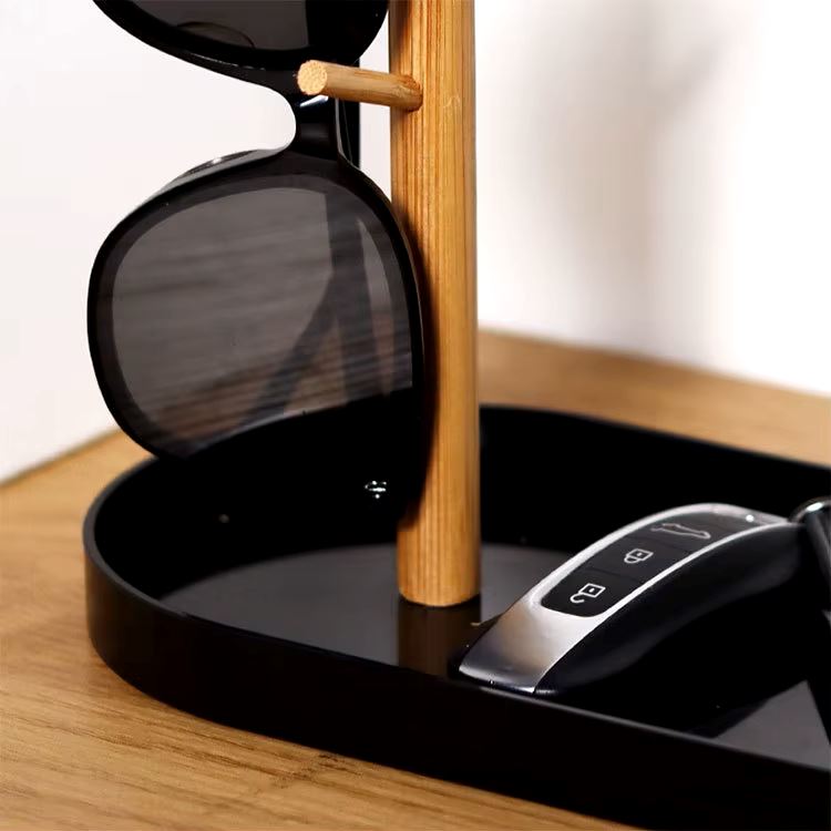 Plateau vide poche - BranchOvalTray™ - Noir