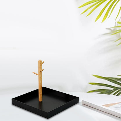 Plateau vide poche - BranchRectaTray™ - Noir