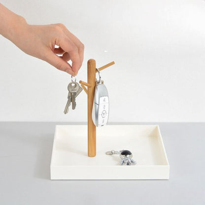 Plateau vide poche - BranchRectaTray™ - Blanc