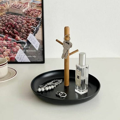 Plateau vide poche - BranchRoundTray™ - Noir