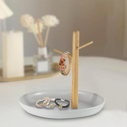Plateau vide poche - BranchRoundTray™ - Gris