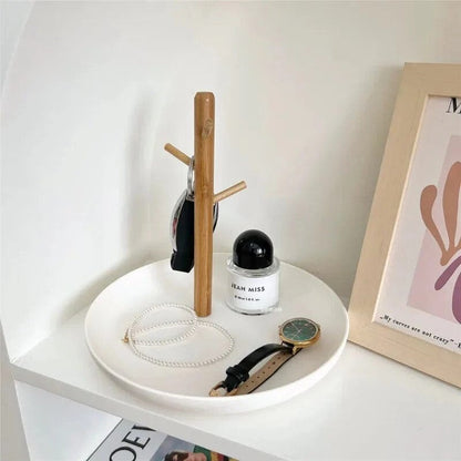 Plateau vide poche - BranchRoundTray™ - Blanc